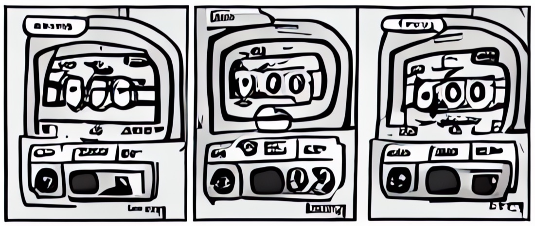 encryption machine, comic 27970 - Stable Diffusion