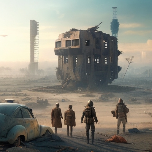 Diaspora of Reddit users searching for new homes in a dystopian landscape of abandoned technology